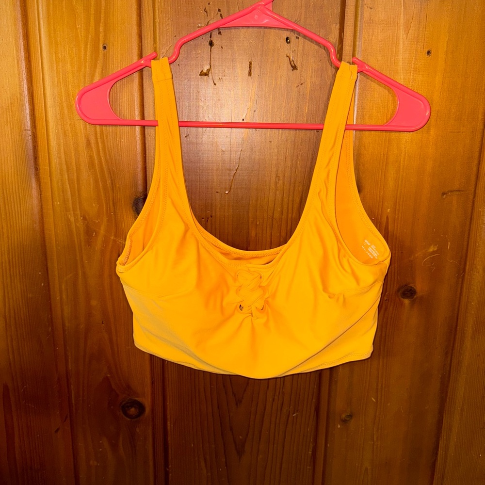 Aerie Bright Orange swim top
